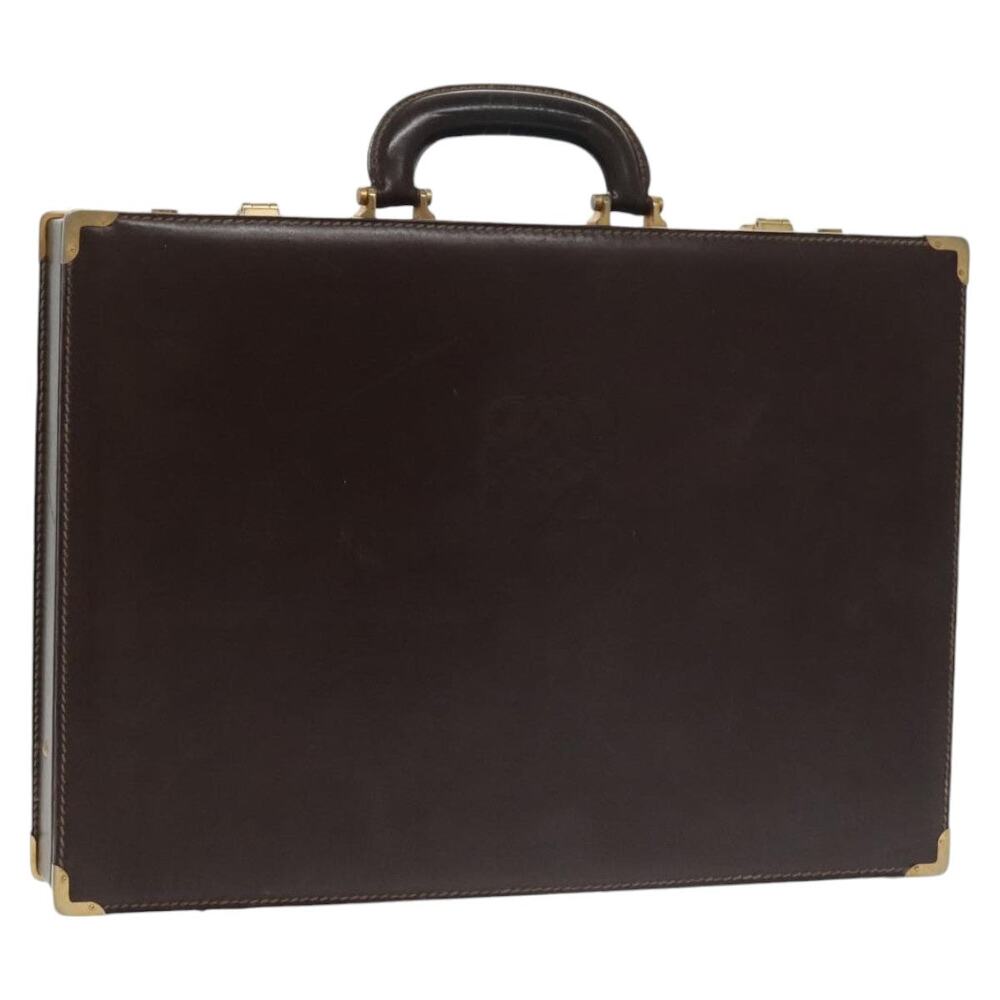 LOEWE Anagram Trunk Leather Brown